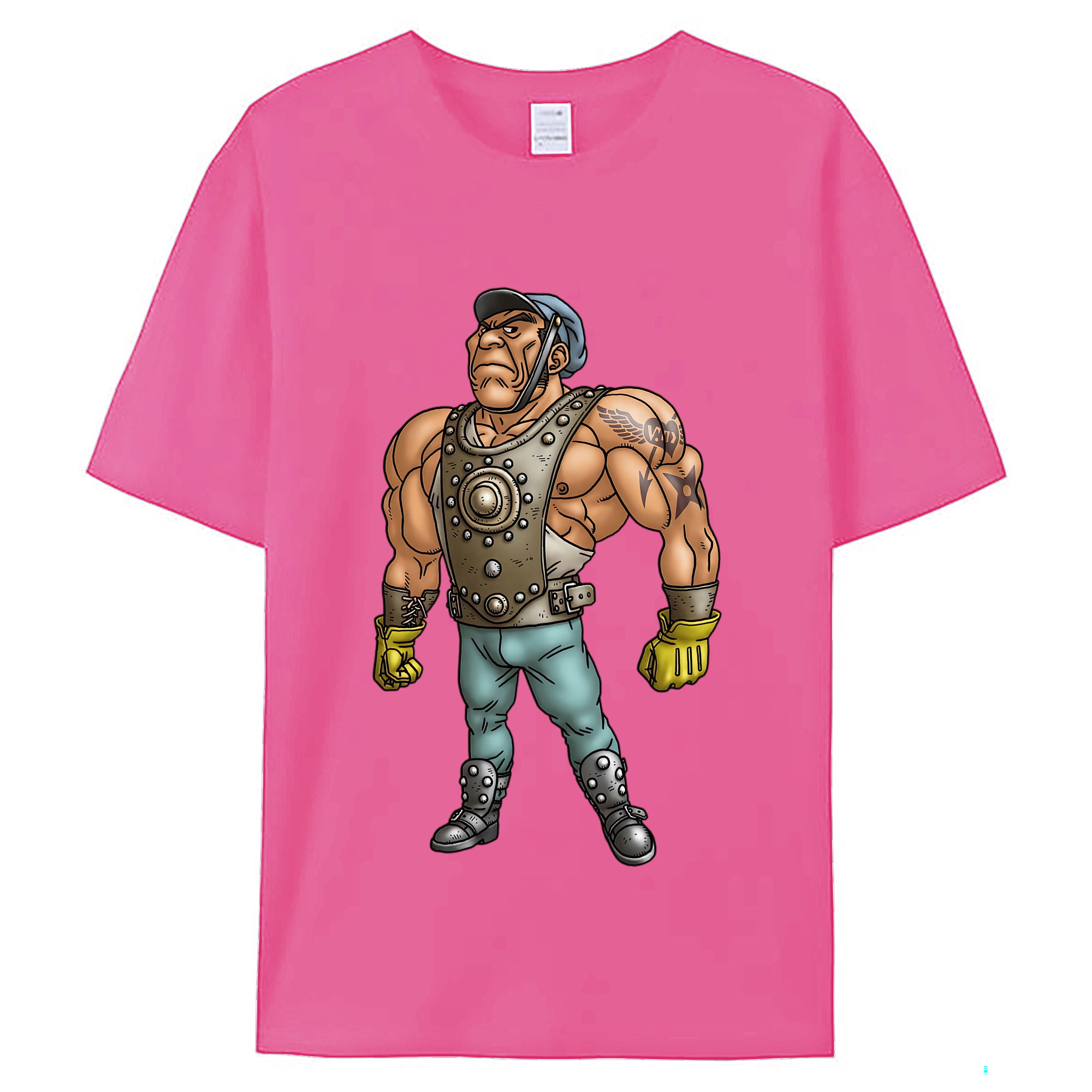 （画像用） ドラゴンクエスト Doragon Kuesuto Dragon Quest レディースカジュアルプリントTシャツ（綿100％）